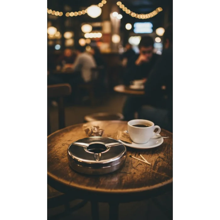 Prestige Elite 5 Adet Krom Küllük Seti - 11 cm Büyük Boy Paslanmaz Çelik Küllük