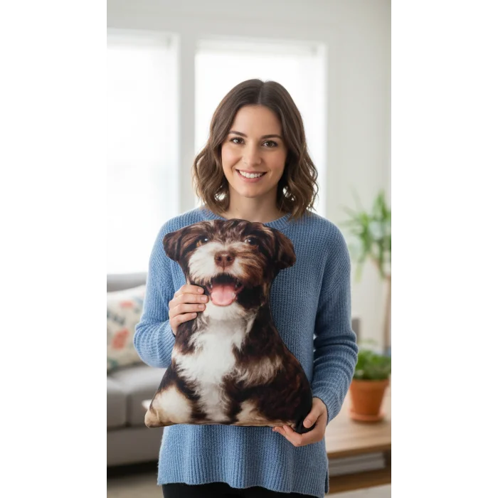 Duman 3D Lüks Dijital Köpek Yastığı