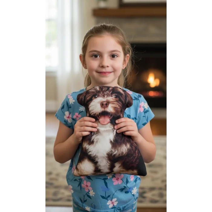 Duman 3D Lüks Dijital Köpek Yastığı