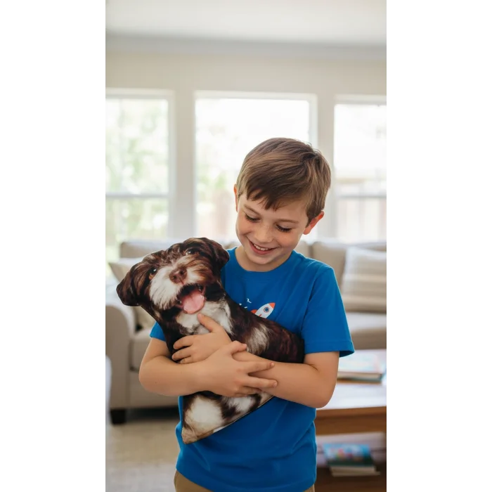 Duman 3D Lüks Dijital Köpek Yastığı