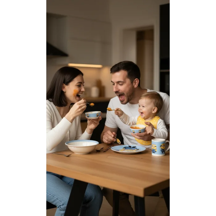 Minion Premium Sağlıklı Beslenme Mama Seti