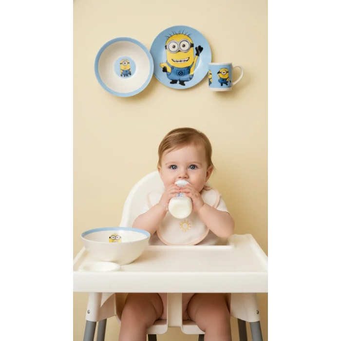 Minion Premium Sağlıklı Beslenme Mama Seti