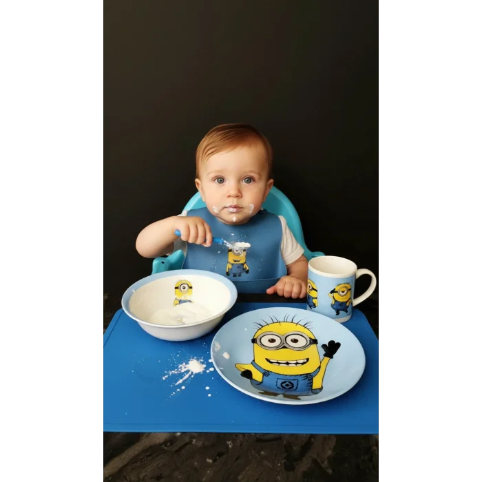 Minion Premium Sağlıklı Beslenme Mama Seti
