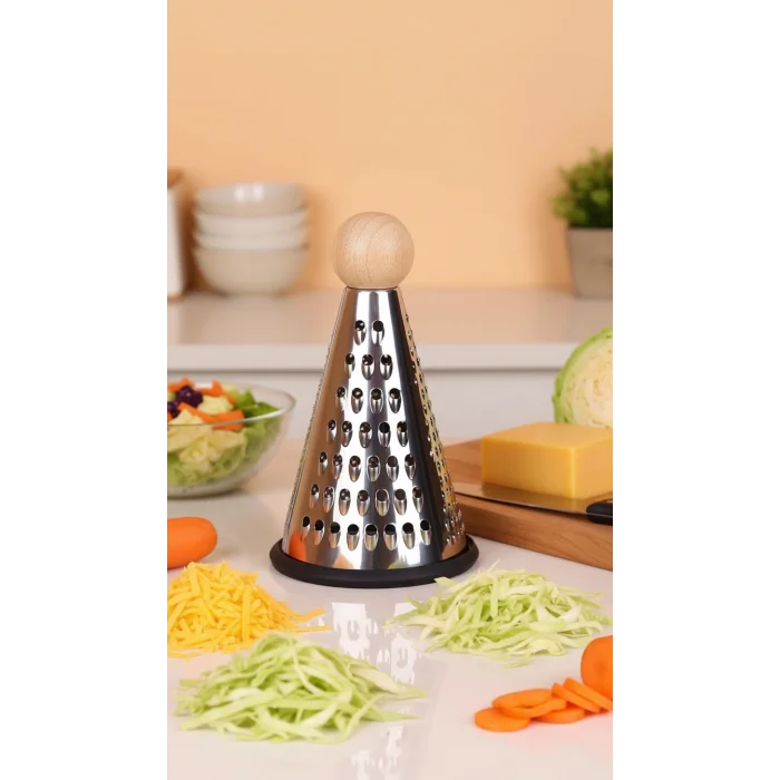 Premium Çelik Konik Top Rende – Mini Boy 9cm-15cm