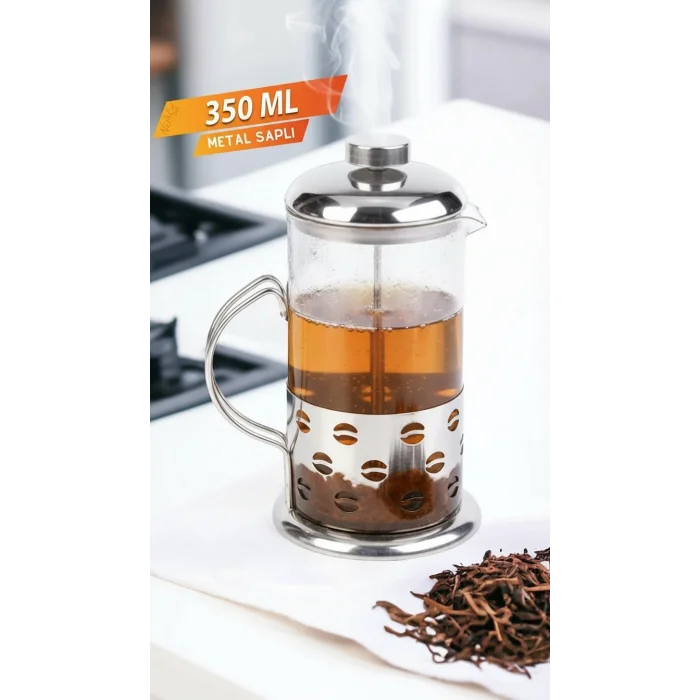 French Press - Filtre Kahve Ve Bitki Çayı Demliği 350 ml