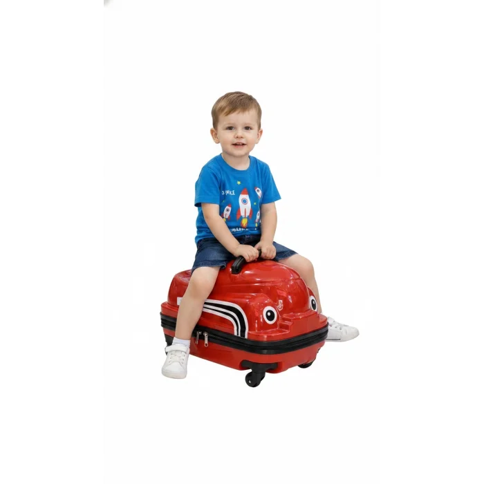 Premium Renkli Çocuk Valizi – ABS Sürdürülebilir Tasarım