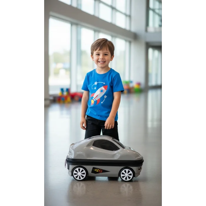 Premium Çekçekli Çocuk Arabası Valizi 360°