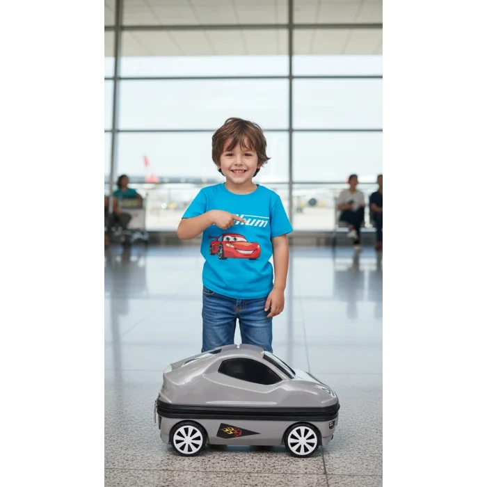 Premium Çekçekli Çocuk Arabası Valizi 360°