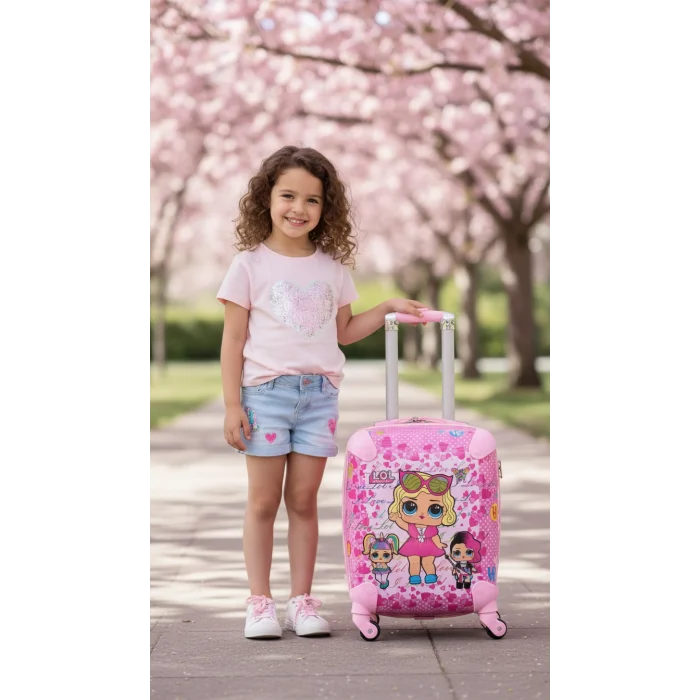 Lol Princess Pembe Kız Çocuk Valizi – Şıklık ve Dayanıklılık