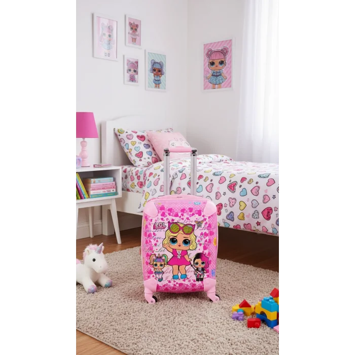 Lol Princess Pembe Kız Çocuk Valizi – Şıklık ve Dayanıklılık