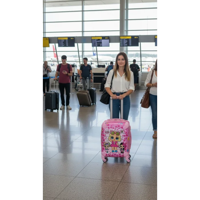 Lol Princess Pembe Kız Çocuk Valizi – Şıklık ve Dayanıklılık