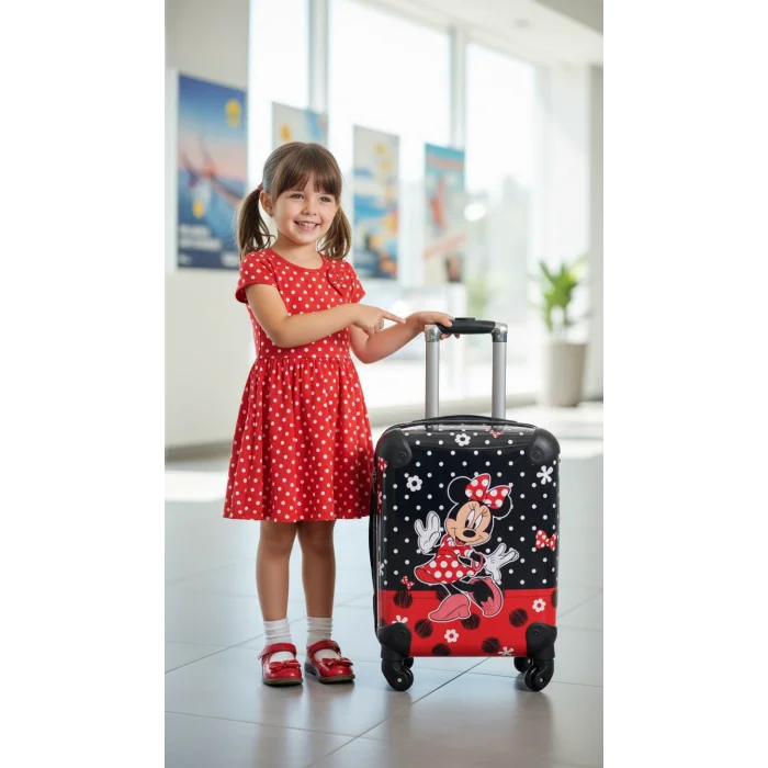 Minnie Mouse Lüks Çocuk Valizi – Kızlar İçin Şıklık ve Dayanıklılık