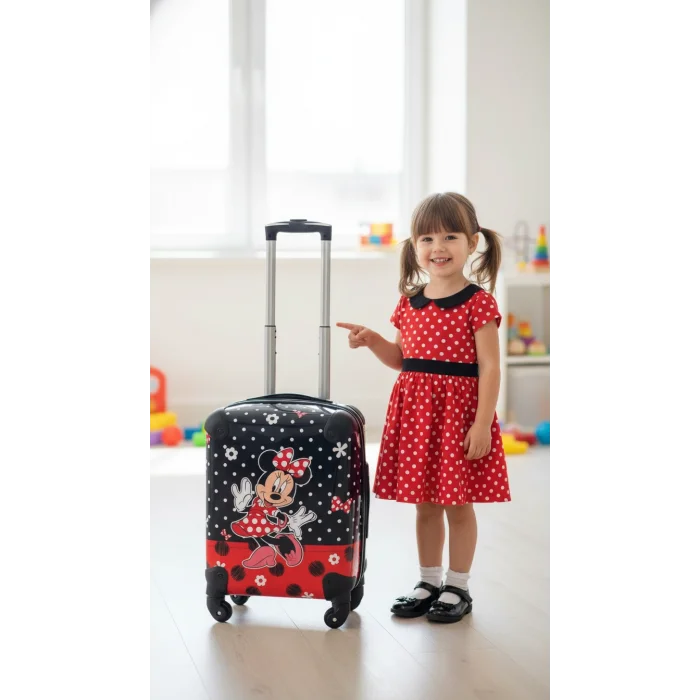Minnie Mouse Lüks Çocuk Valizi – Kızlar İçin Şıklık ve Dayanıklılık