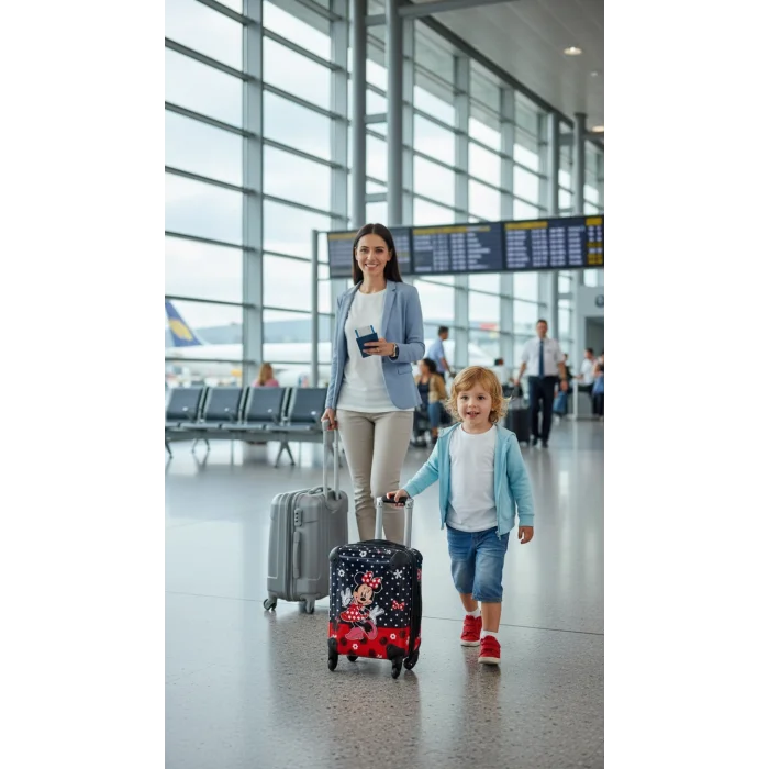 Minnie Mouse Lüks Çocuk Valizi – Kızlar İçin Şıklık ve Dayanıklılık