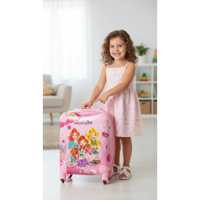 Pink Dream Journey – Premium ABS 2 Tekerlekli Çocuk Valizi