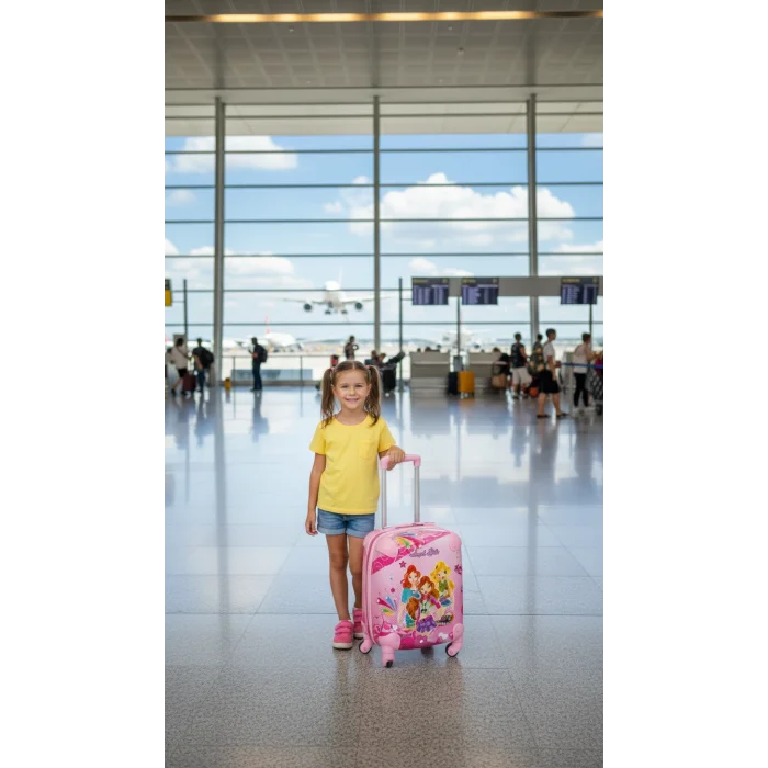 Pink Dream Journey – Premium ABS 2 Tekerlekli Çocuk Valizi