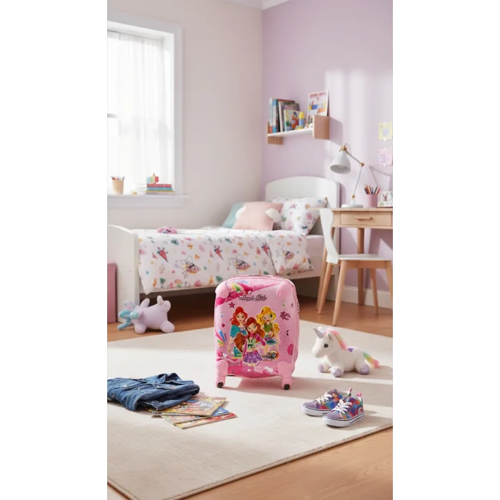 Pink Dream Journey – Premium ABS 2 Tekerlekli Çocuk Valizi