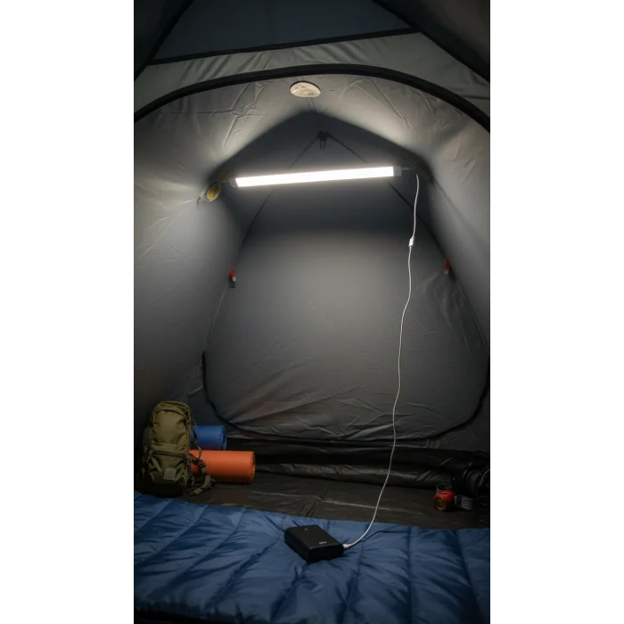 USB Şarjlı 3 Modlu Mıknatıslı otel-yurt-ev-kamp Feneri LED Şarjlı Işıldak 15 W 52 cm