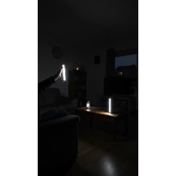 USB Şarjlı 3 Modlu Mıknatıslı otel-yurt-ev-kamp Feneri LED Şarjlı Işıldak 5 W 17cm