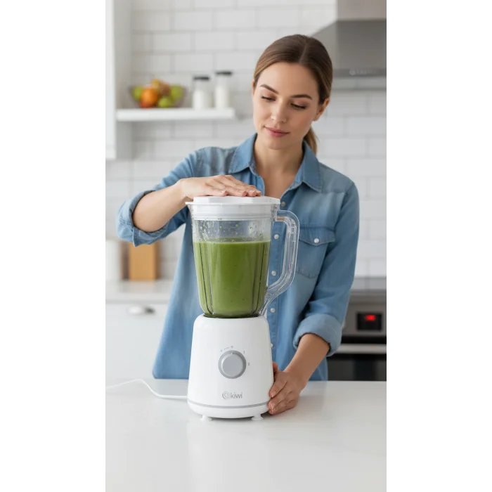 Kiwi KSB-2216 2 In 1 1000 W Güçlü Sürahi Blender 1,5 lt Kapasite ile Fonksiyonel Kullanım