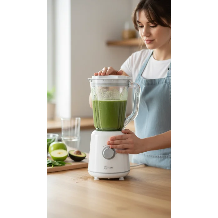 Kiwi KSB-2216 2 In 1 1000 W Güçlü Sürahi Blender 1,5 lt Kapasite ile Fonksiyonel Kullanım