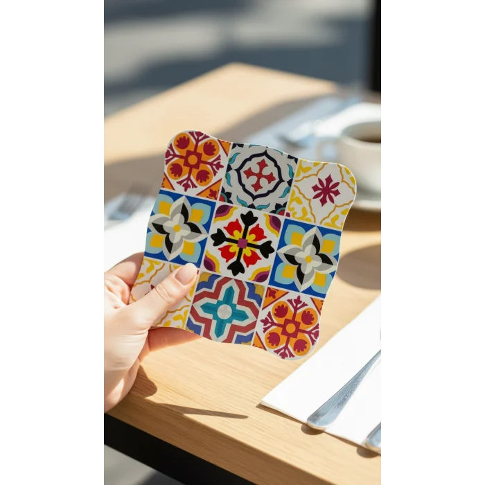 Nishev Bambu Mandala Lüks Nihale – 17x17 cm