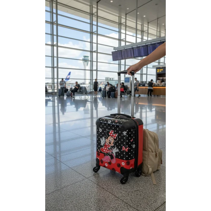 Çok Renkli Unisex Çocuk Kabin Boy Valiz Pra-520917-8797