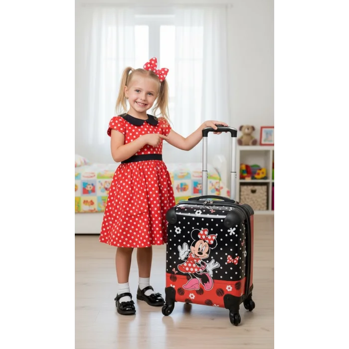 Çok Renkli Unisex Çocuk Kabin Boy Valiz Pra-520917-8797