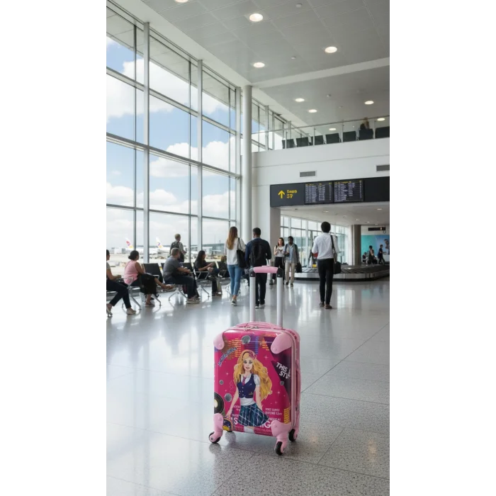 Angel Gırls Pembe Kids Luxe Valiz