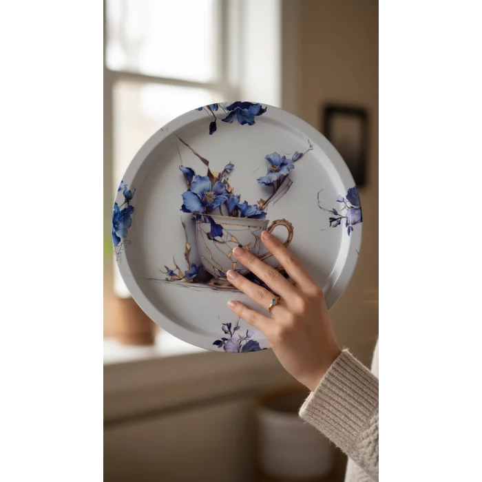 Premium 35 cm Metal Çiftleme Tepsi – Özel Tasarım