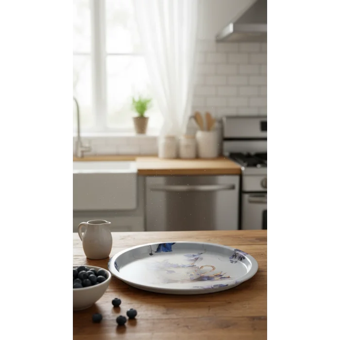 Premium 35 cm Metal Çiftleme Tepsi – Özel Tasarım