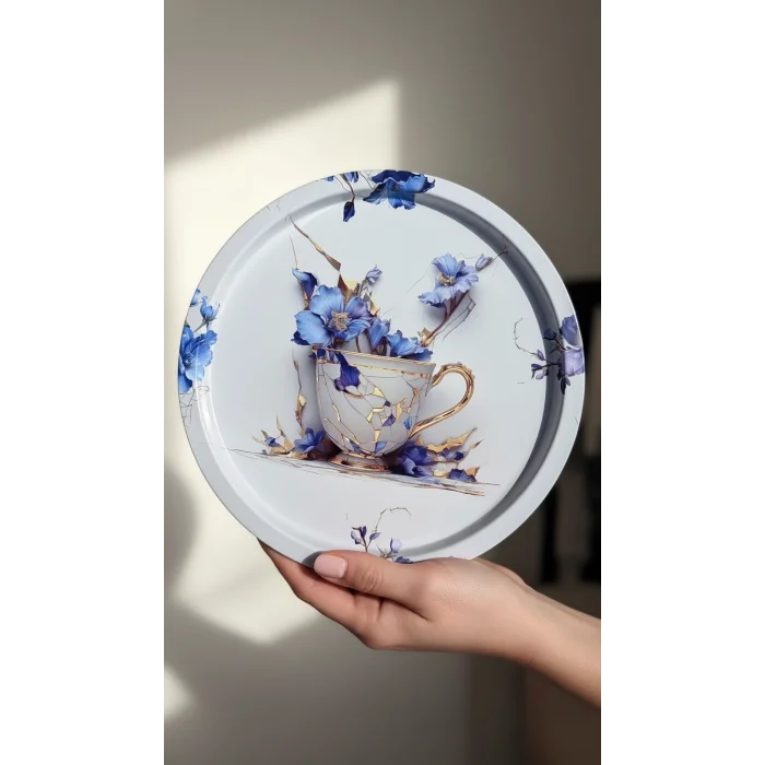 Premium 35 cm Metal Çiftleme Tepsi – Özel Tasarım