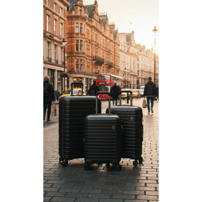 Premium ABS Kırılmaz 4 Tekerlekli Bavul Set – Yerli Güç ve Şıklık Polo