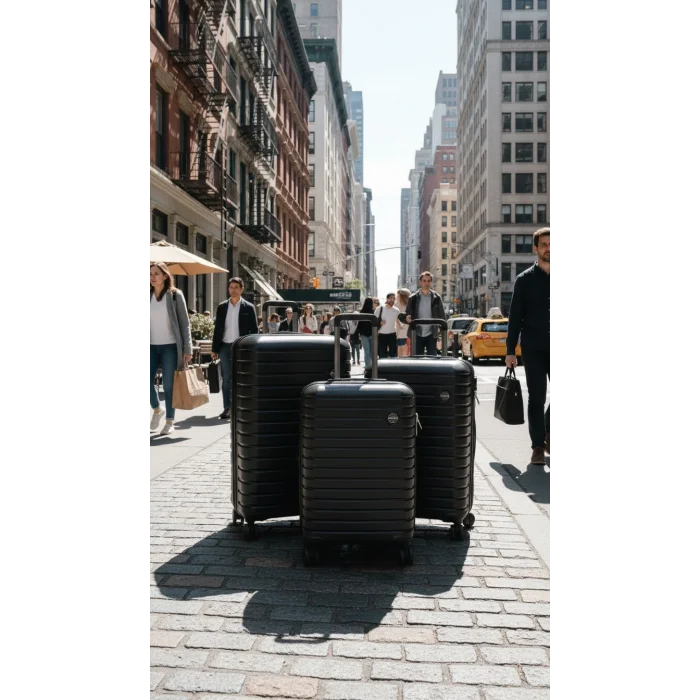 Premium ABS Kırılmaz 4 Tekerlekli Bavul Set – Yerli Güç ve Şıklık Polo