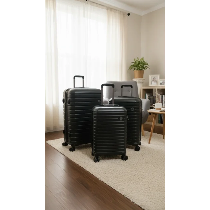 Premium ABS Kırılmaz 4 Tekerlekli Bavul Set – Yerli Güç ve Şıklık Polo