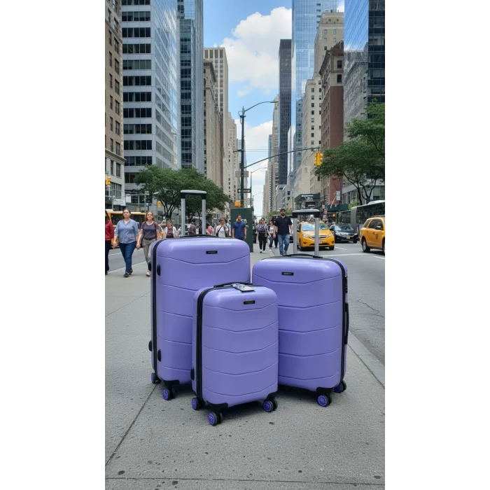 ABS 4 TEKERLEKLİ KIRILMAZ BAVUL SET YERLİ ÜRETİM Moda