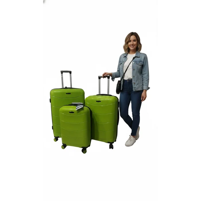 Prestige 4‑Tekerli Kırılmaz Lüks Bavul Seti Moda