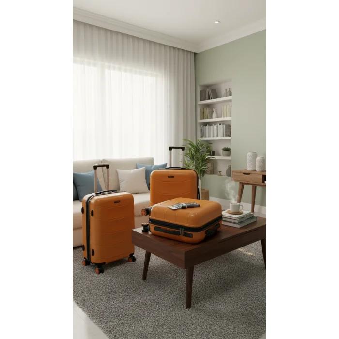 Prestige 4‑Tekerli Kırılmaz Lüks Bavul Seti Moda