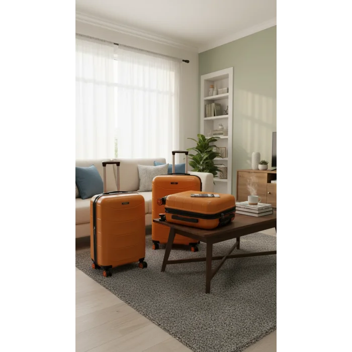 Prestige 4‑Tekerli Kırılmaz Lüks Bavul Seti Moda