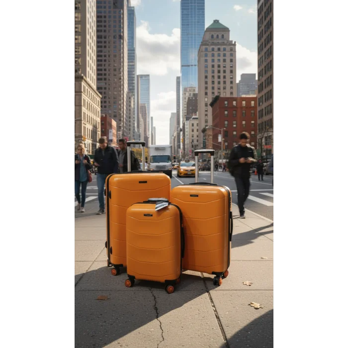 Prestige 4‑Tekerli Kırılmaz Lüks Bavul Seti Moda