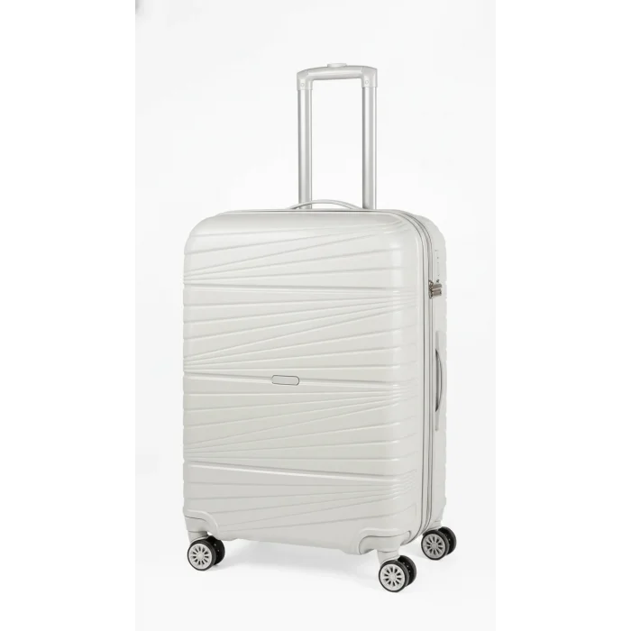 Premium Ultra Dayanıklı Büyük Boy Valiz - Gri | %100 Saf PP Kırılmaz