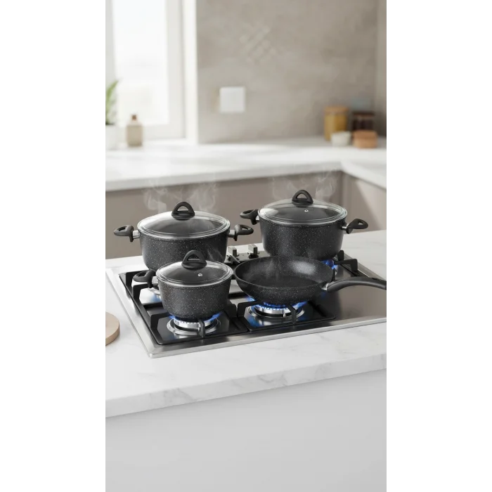 Neva Bitter Mercek 7 Parça Granit Set