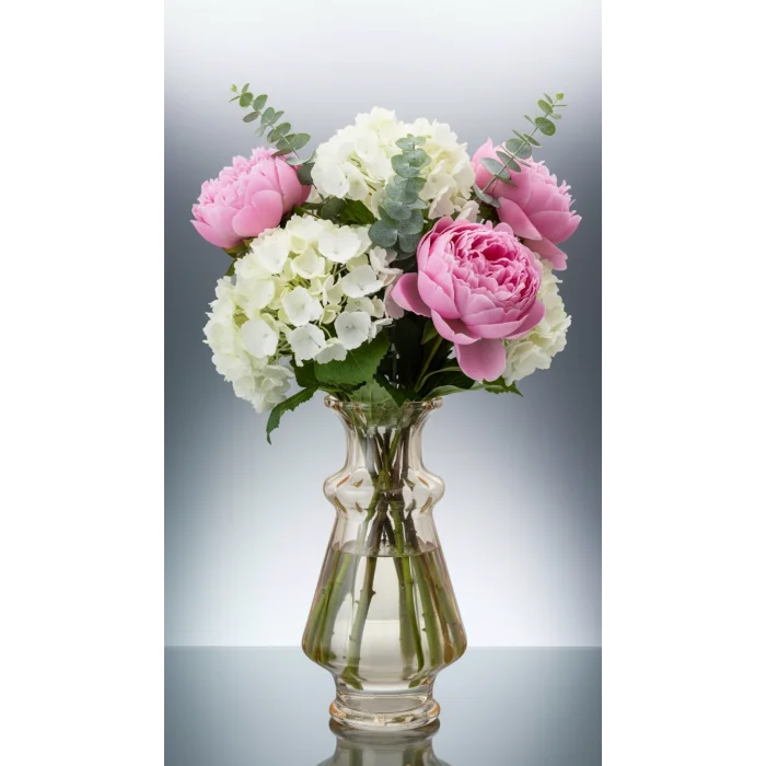 Emsan Rüya Vazo Bal 38 cm - Modern Dekoratif Cam Vazo