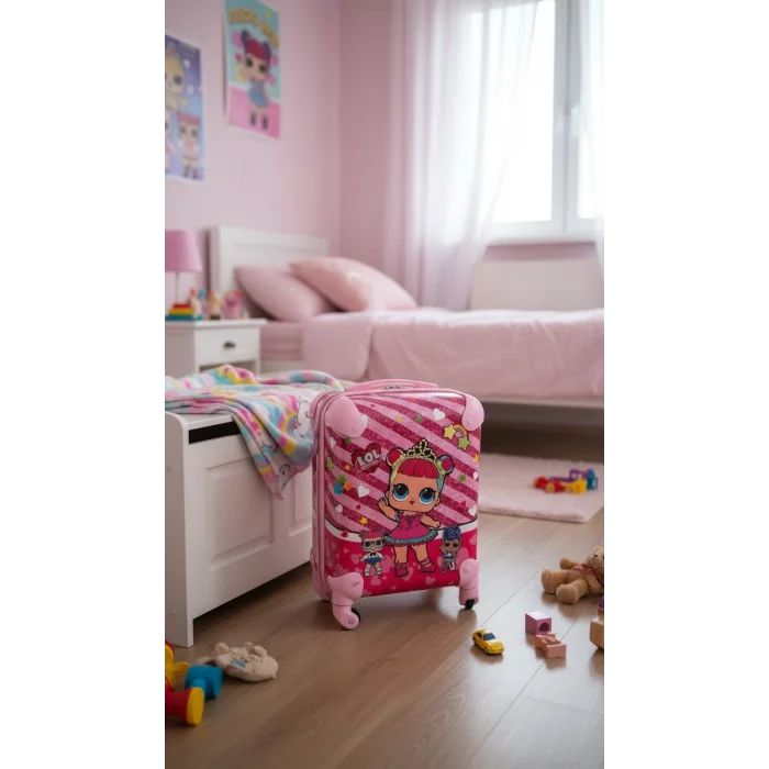 LOL BEBEK 14064 Premium Tekerlekli Valiz – Çocuklar İçin Şıklık ve Dayanıklılık