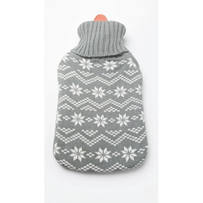 Lüks Örgü Kılıflı Sıcak Su Torbası - 1.8 Litre Kapasiteli