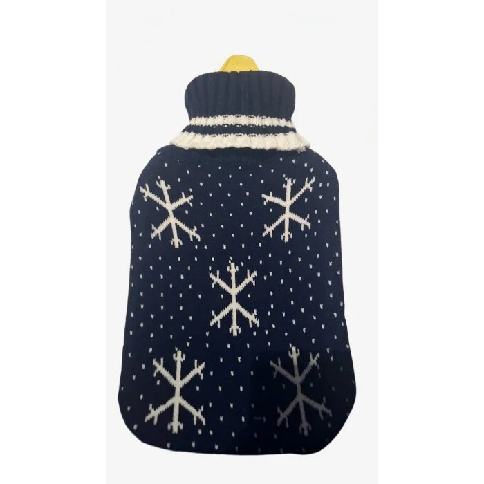 Tam Kılıflı Sıcak Su Torbası 1.8L - Örgü Kılıflı Termofor