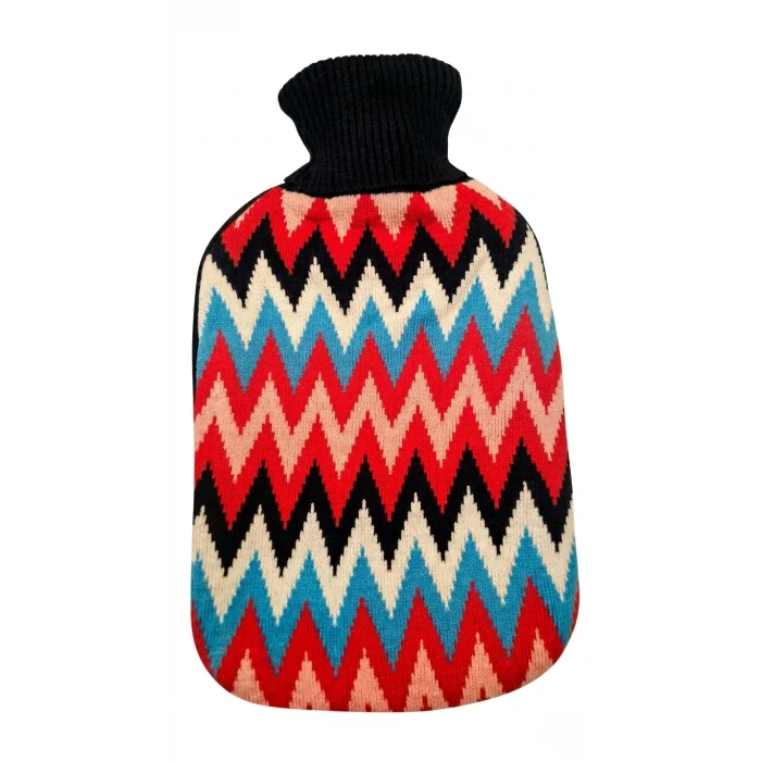 Tam Kılıflı Sıcak Su Torbası 1.8L - Örgü Kılıflı Termofor