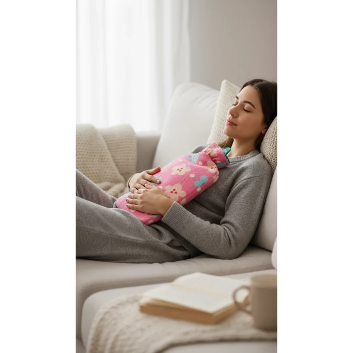 Tam Kılıflı Sıcak Su Torbası 1.8 L - Yumuşak Dokulu Isıtıcı