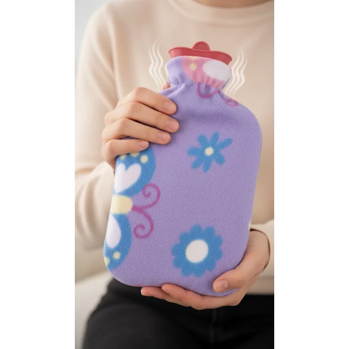 Tam Kılıflı Sıcak Su Torbası 1.8 Litre - Yumuşak Dokulu