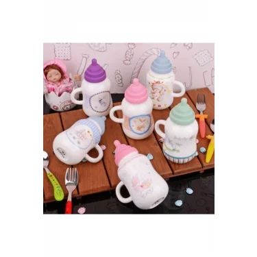 Prestige Porselen Silikon Kapaklı Bebek Biberonu 330ml